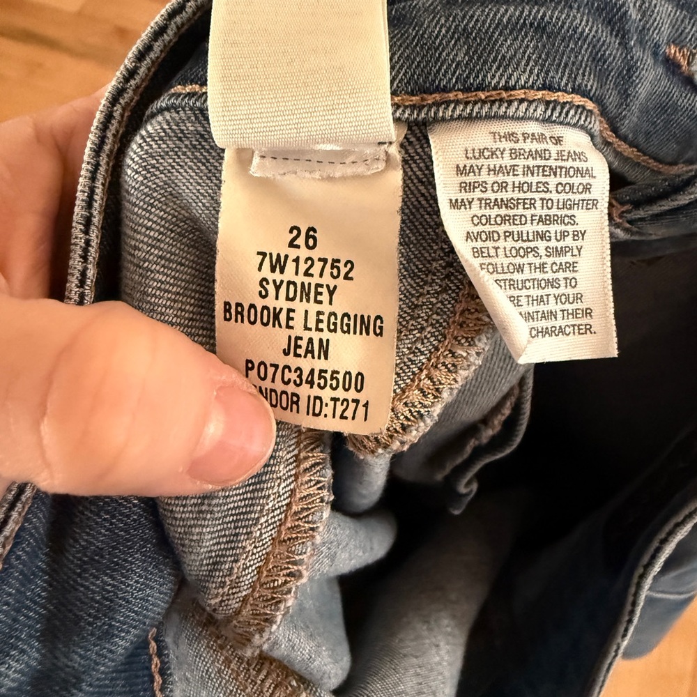 Lucky Brand Women's Brooke Legging Blue Jeans - Picture 9 of 14